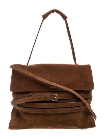 Suede Shoulder Bag