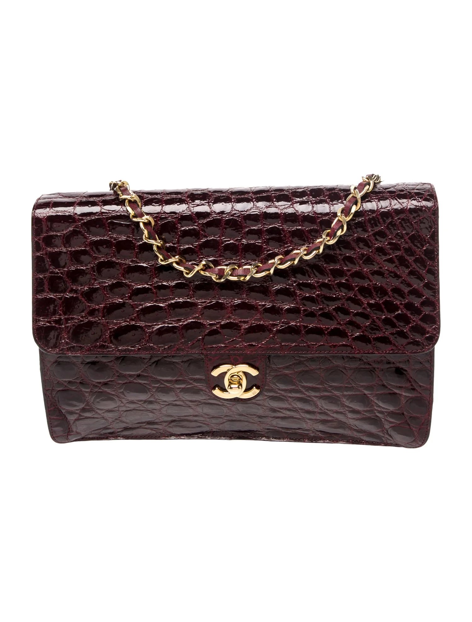Crocodile Flap Bag