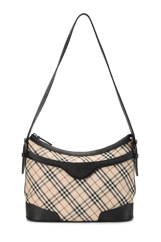 Black House Check Jacquard Shoulder Bag
