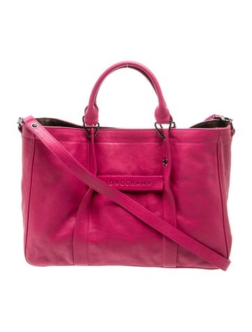 Longchamp Leather 3D Small tote Pink w/ Tags