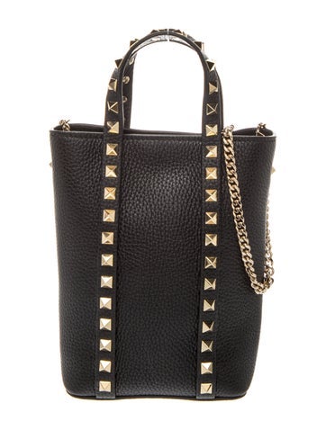 Rockstud Top Handle Bag