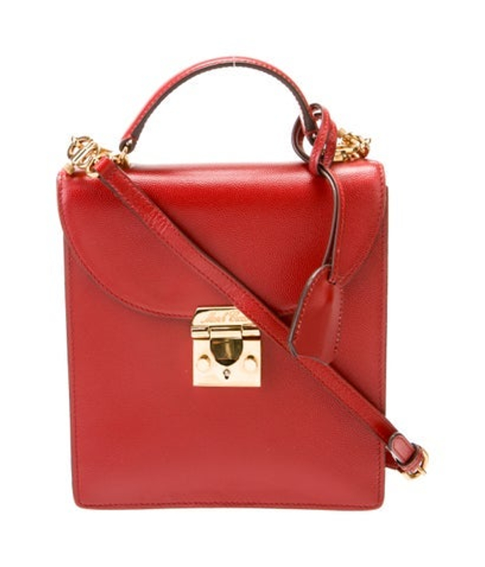 Mark Cross Cross Leather Top Handle Bag