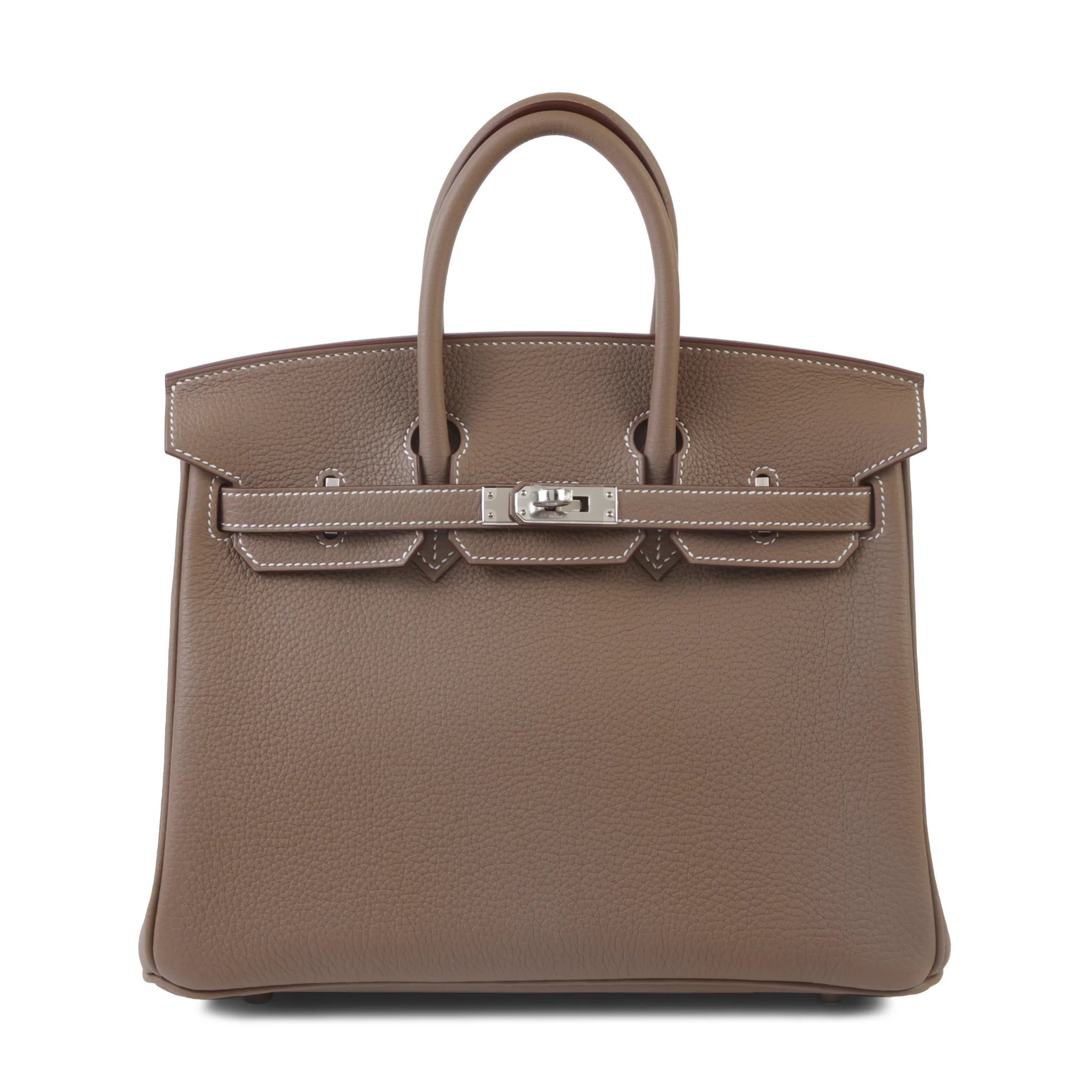 Brand New ( Rank N ) HERMÈS Birkin 25 Etoupe (18) Togo Palladium hardware G (2026)
