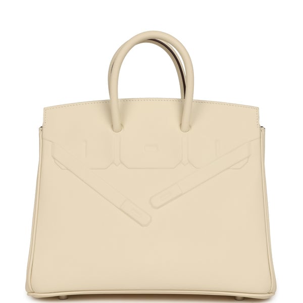 Hermes Hermes Birkin Shadow 25 Nata Swift Palladium Hardware