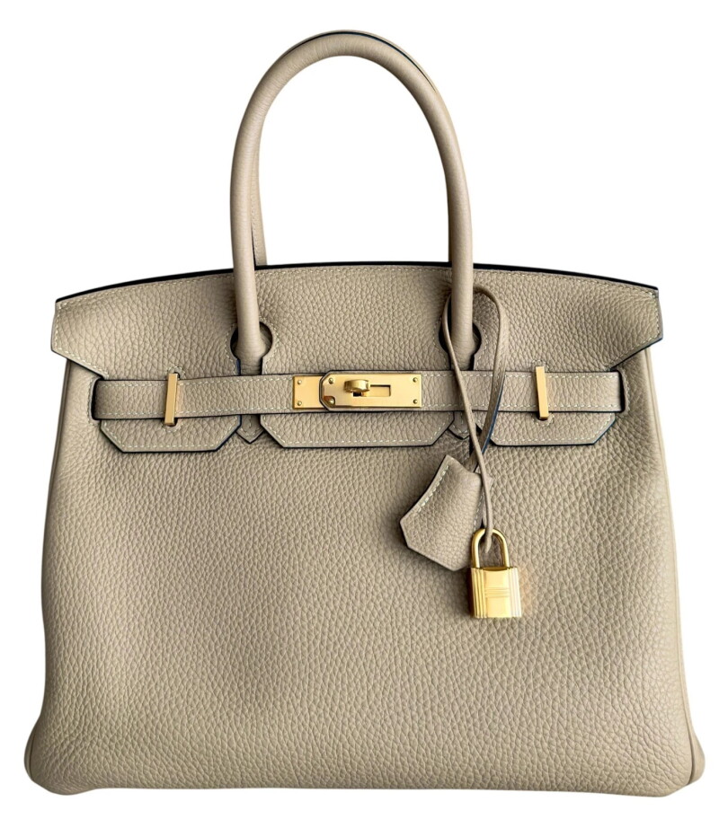 Hermes Trench Togo Birkin 30 Gold Hardware, 2017