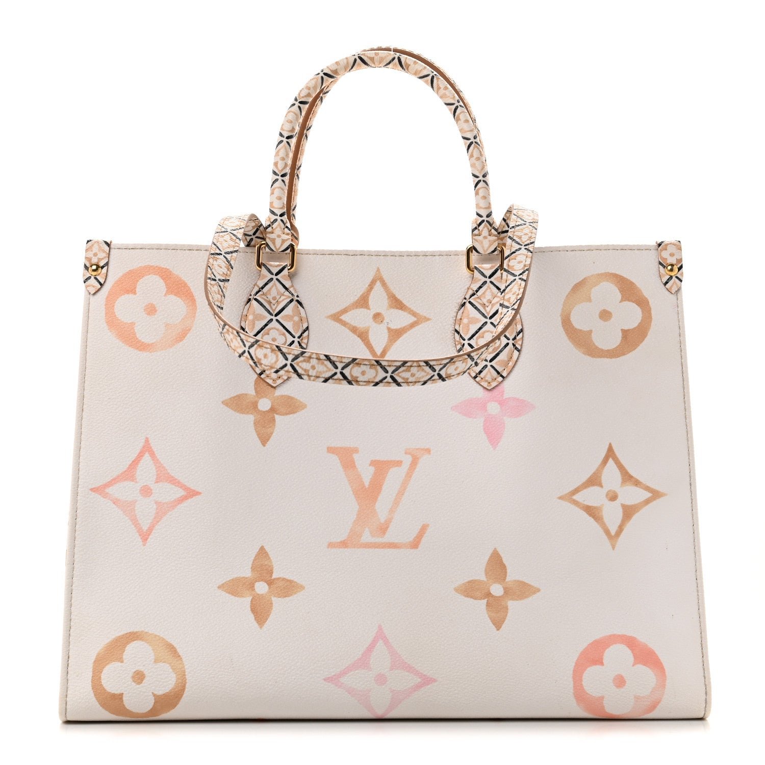 Louis Vuitton Monogram Giant By The Pool 2.0 Onthego MM Beige