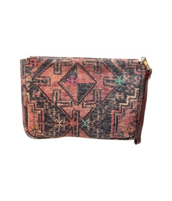 Jerome Dreyfuss Dreyfuss Suede Clutch