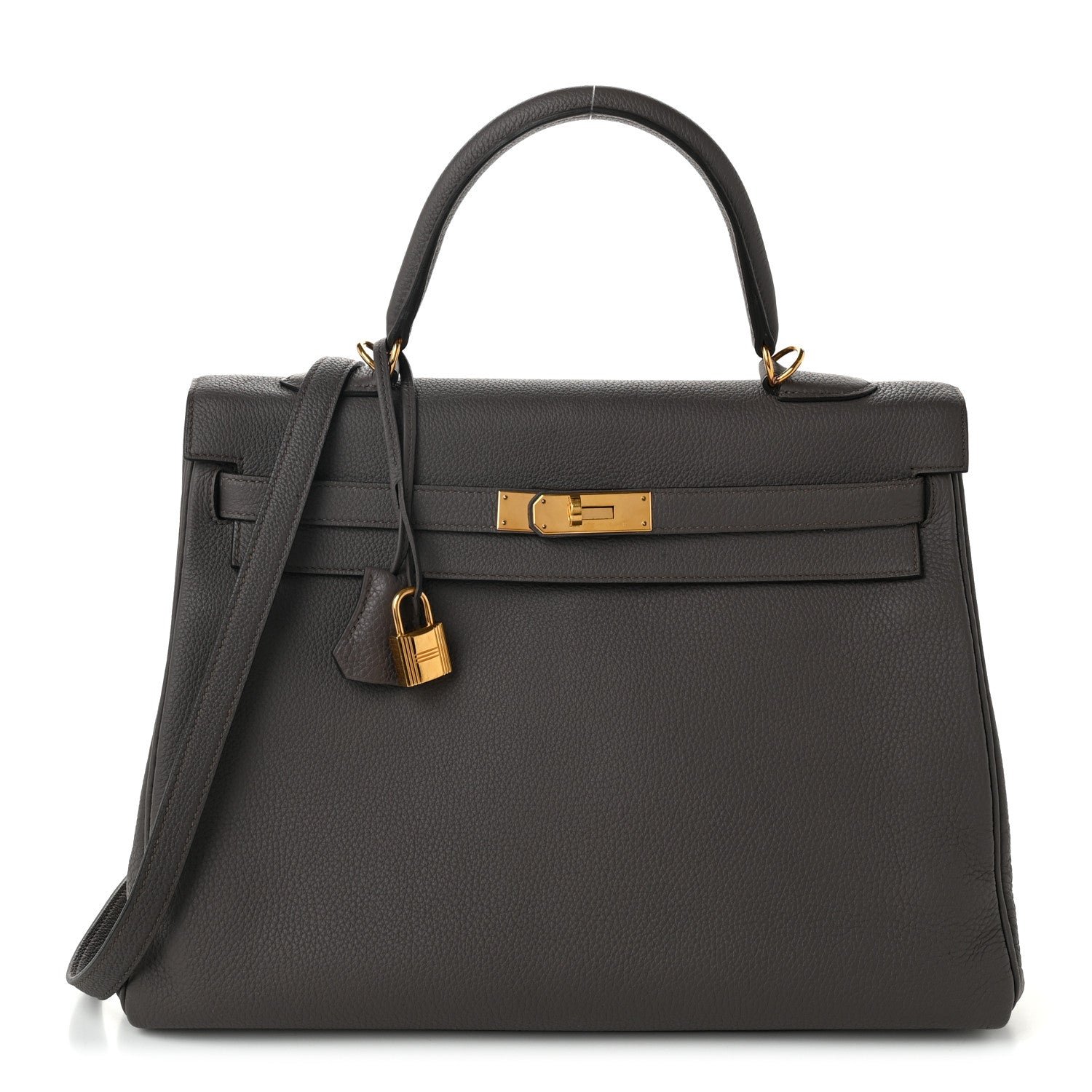 Hermes Togo Kelly Retourne 35 Etain