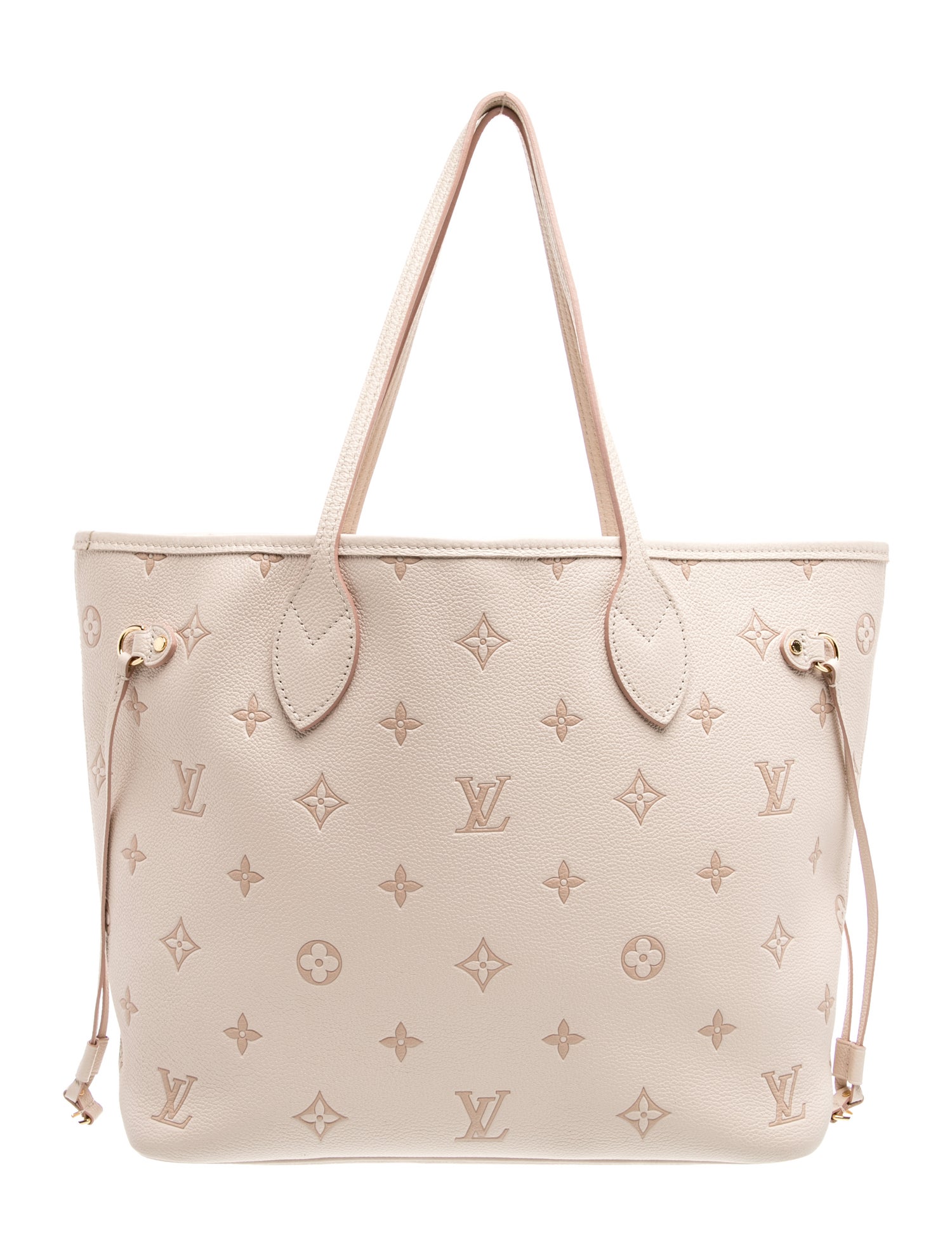 LV Monogram Debossed Neverfull MM 2025