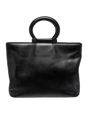 Leather Top Handle Bag Vintage