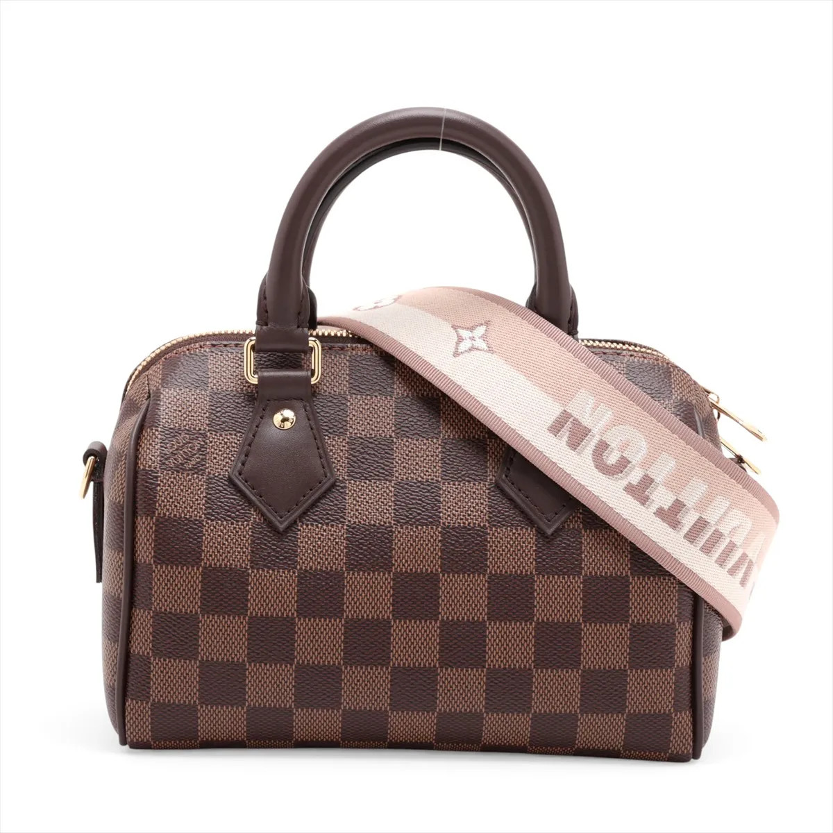 Louis Vuitton Damier Speedy Bandoulière 20 N40489 Brown There was an RFID respon
