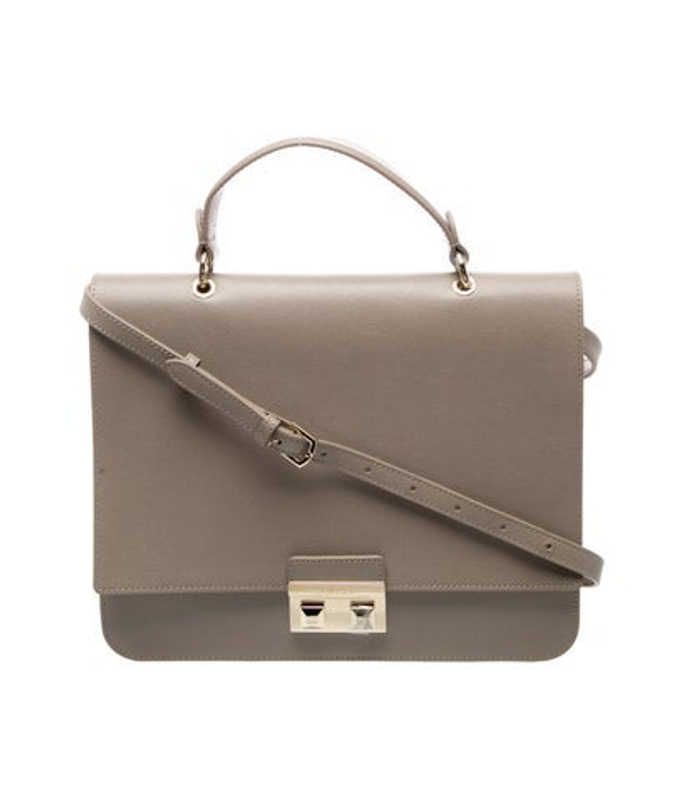 Furla Saffiano Leather Top Handle Bag