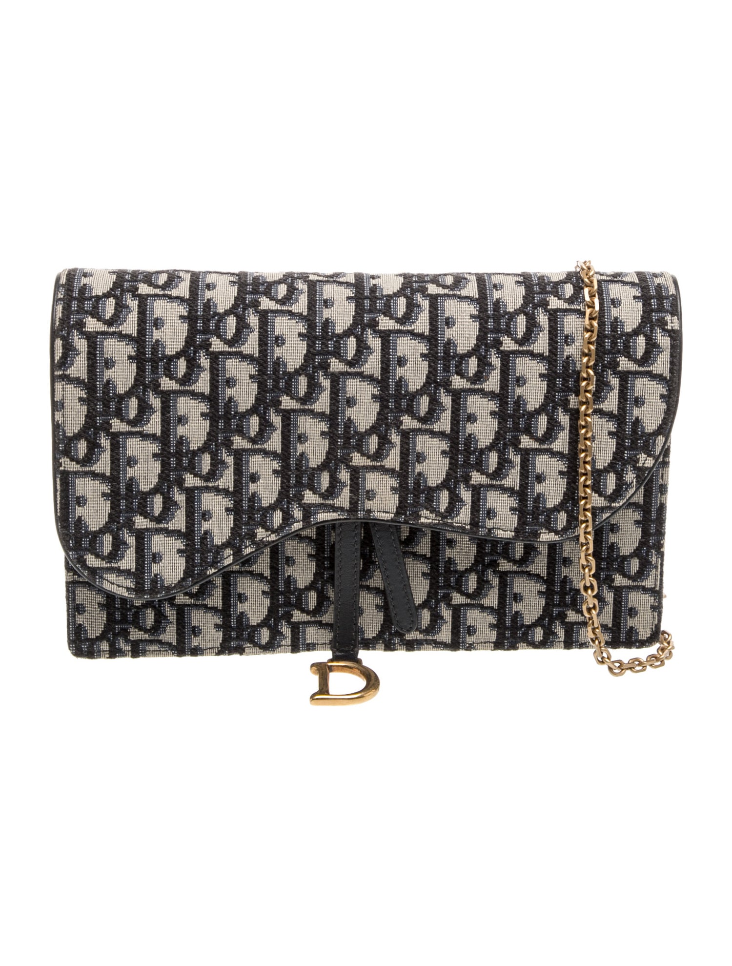 Oblique Jacquard Saddle