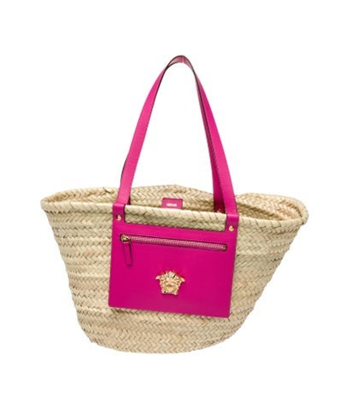 Versace Straw Tote