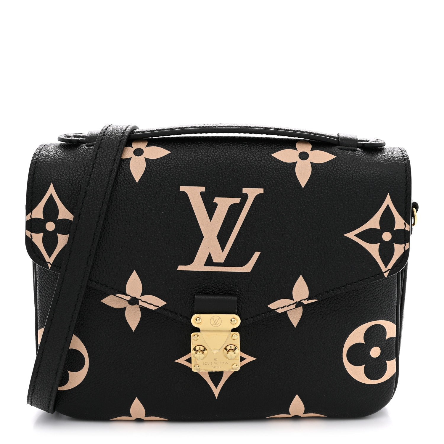 Louis Vuitton Empreinte Monogram Giant Pochette Metis Black Beige