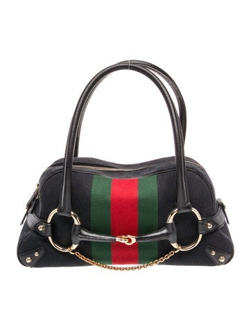 GG Canvas Horsebit Chain
