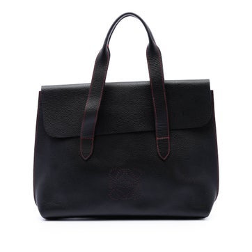Grained Calfskin Anagram Briefcase