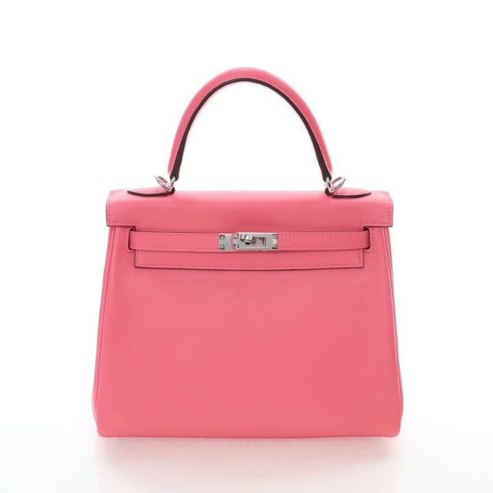 Hermes Rose Azalea Swift Kelly 25
