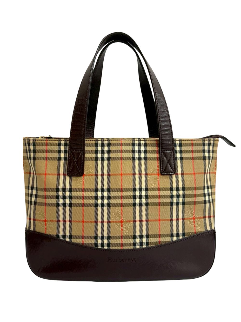 Burberry 2000-2017 Haymarket Check Canvas tote bag