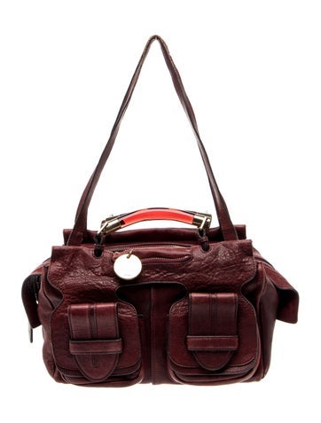 Leather Top Handle Bag