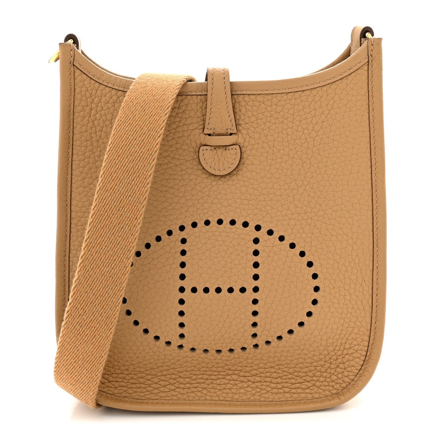 Hermes Taurillon Clemence Evelyne TPM Biscuit
