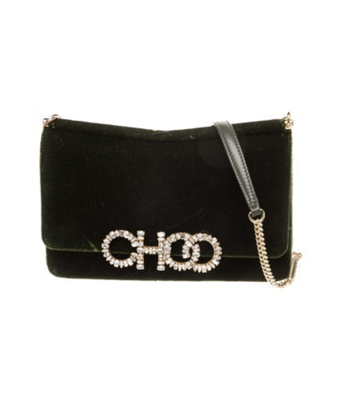 Jimmy Choo Choo Velvet Crossbody Bag