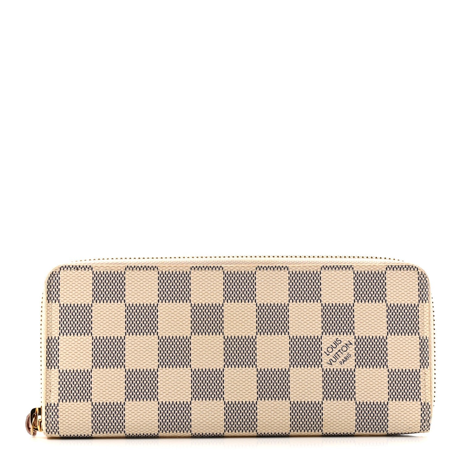 Louis Vuitton Damier Azur Clemence Wallet Rose Ballerine