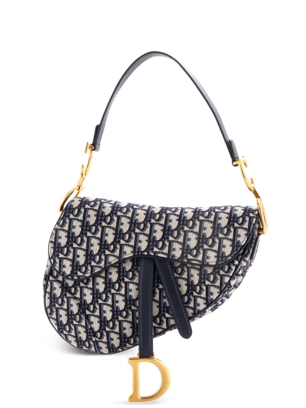 Dior Saddle Handbag Oblique Canvas Medium shoulder bag