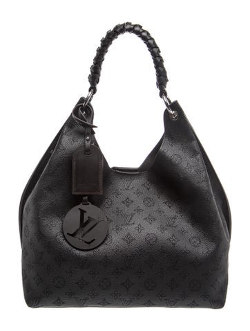 LV Monogram Monogram Carmel Mahina Hobo Bag