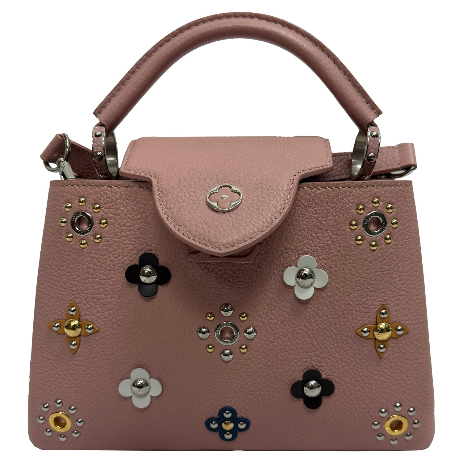 Taurillon Leather Mechanical Flowers Capucines BB