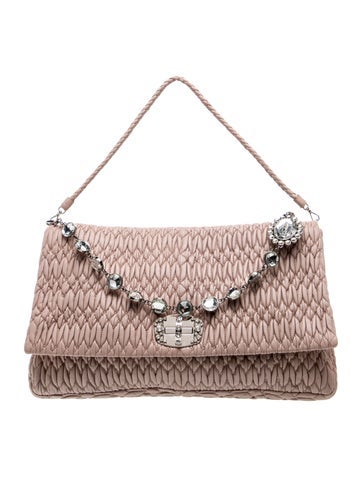 Miu Miu Lambskin Shoulder Bag