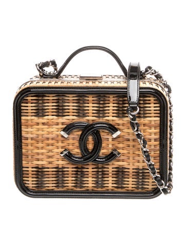 Rattan Medium Filigree Vanity Case