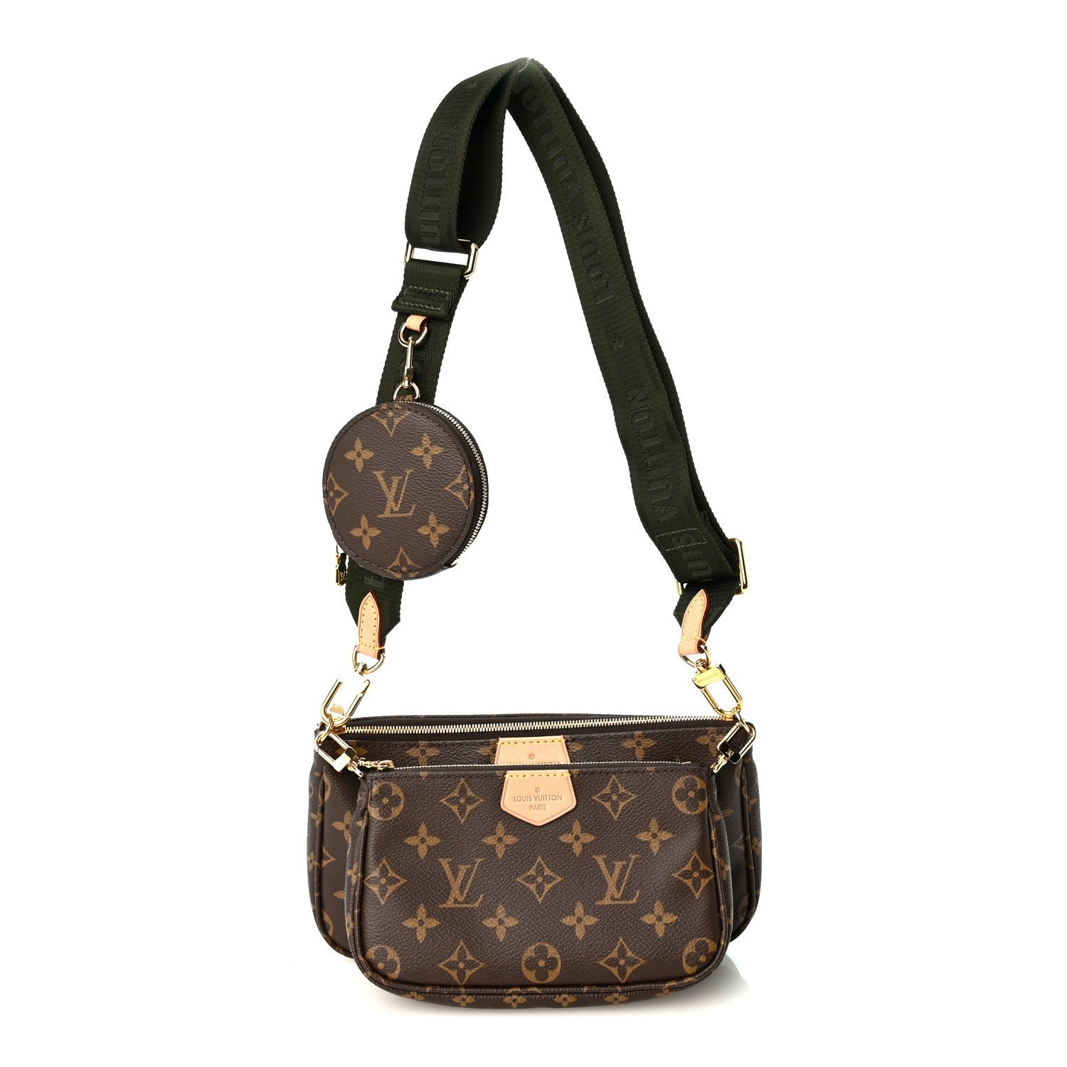 Louis Vuitton Monogram Multi Pochette Accessories Kaki