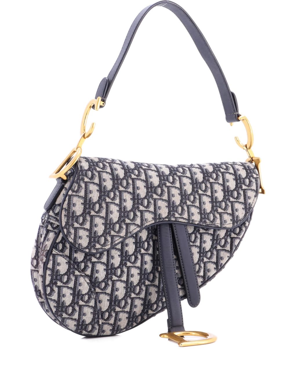 Dior Saddle Handbag Oblique Canvas Medium shoulder bag