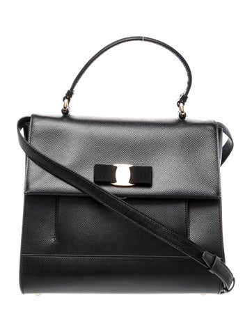 Salvatore Ferragamo Leather Top Handle Bag