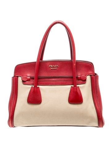 Saffiano Leather Top Handle Bag