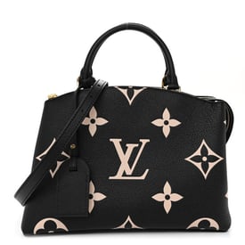 Louis Vuitton Empreinte Monogram Giant Petit Palais Black Beige