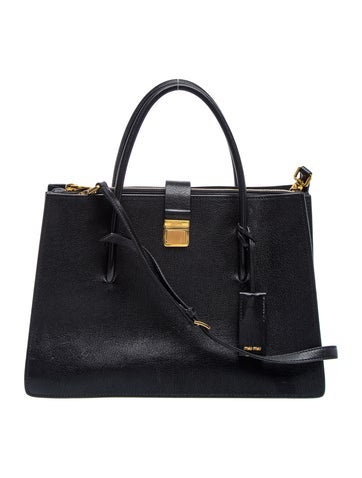 Leather Top Handle Bag