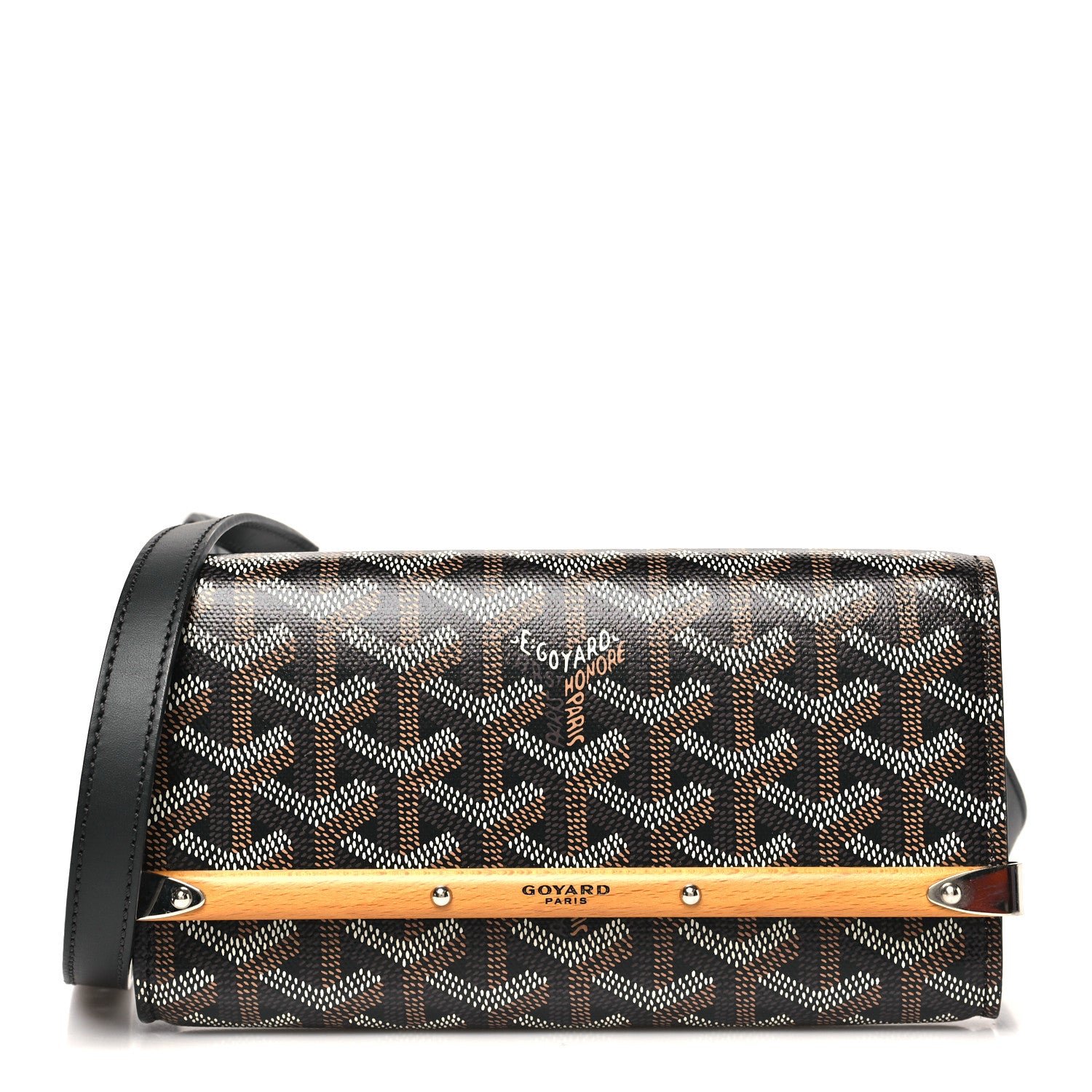 Goyard Goyard Goyardine Monte Carlo Mini Phone Case Black