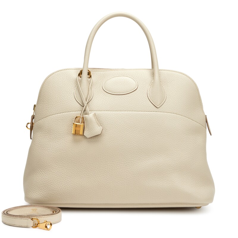 Hermes Beton Clemence Bolide 35 Gold Hardware, 2018