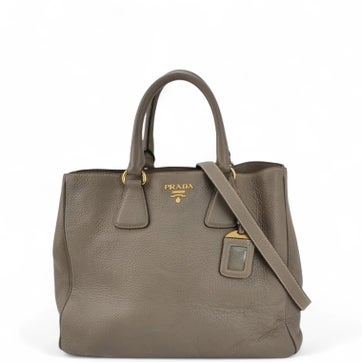 Vitello Leather Tote Medium