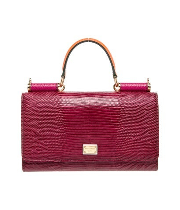 Dolce & Gabbana Gabbana Lizard Top Handle Bag