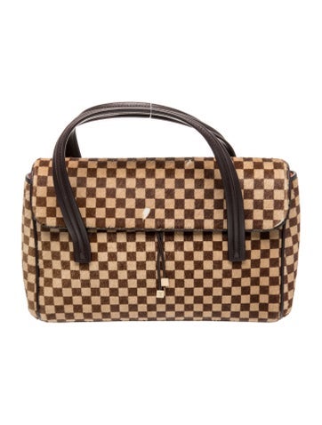 Ponyhair Damier Sauvage Lionne Vintage