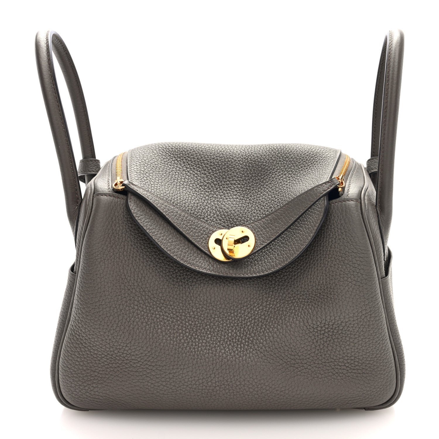 Hermes Taurillon Clemence Lindy 26 Etain