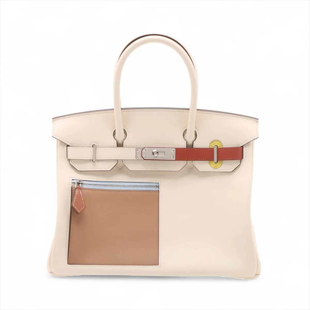 Hermès Birkin 30 Colormatic Veau Swift Nata x Quibble x Lime x Mauve Sylvestre x
