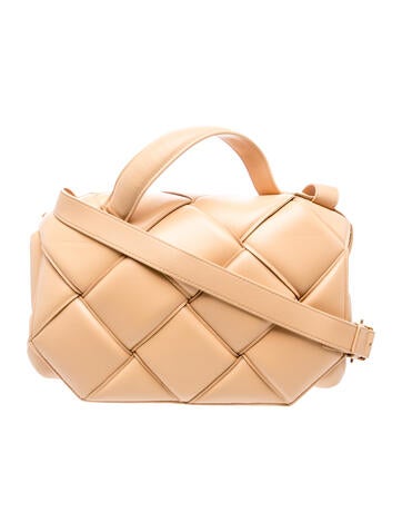 Bottega Veneta Intrecciato Padded Top Handle Bag Medium