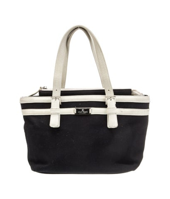 Courreges Canvas Top Handle Bag