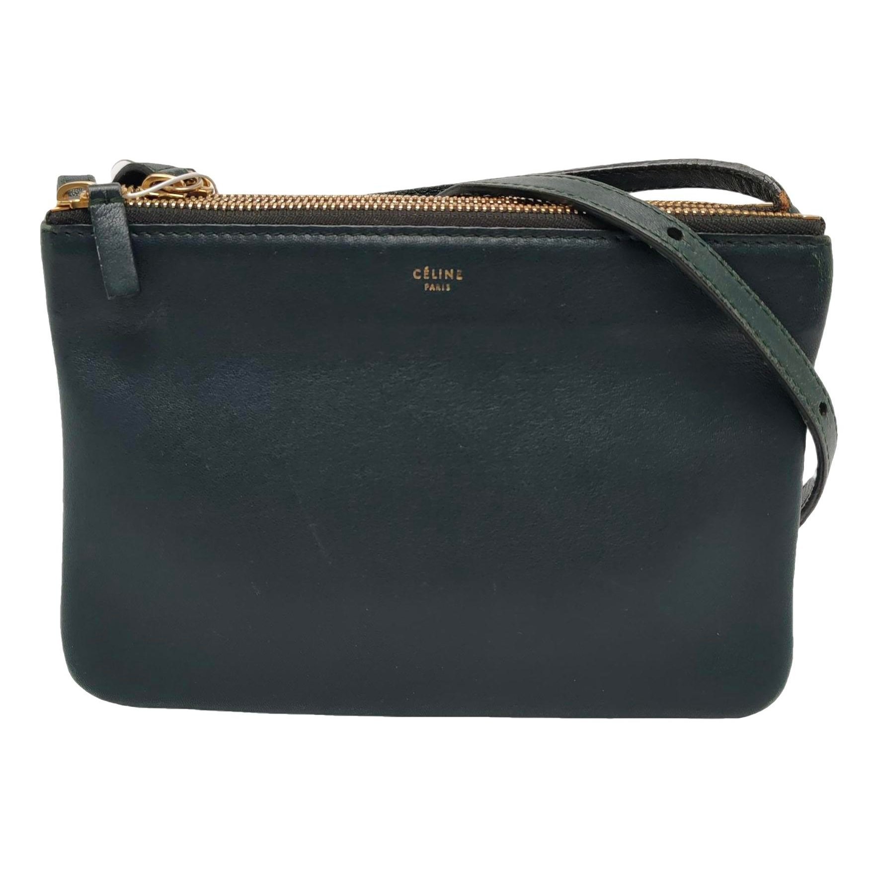 Trio leather crossbody bag