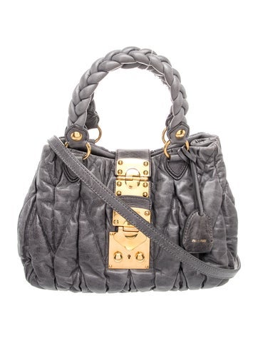 Leather Top Handle Bag