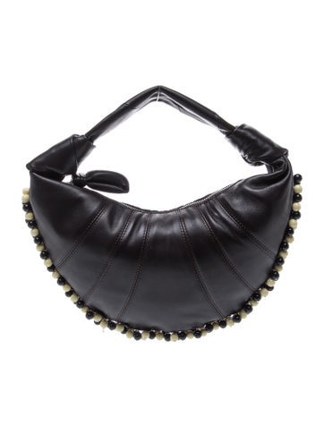 Leather Fortune Croissant Mini